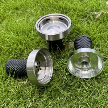Nehrđajući čelični bong s ugljičnim separatorom za shisha posudu, modernistički minimalistički japanski stil