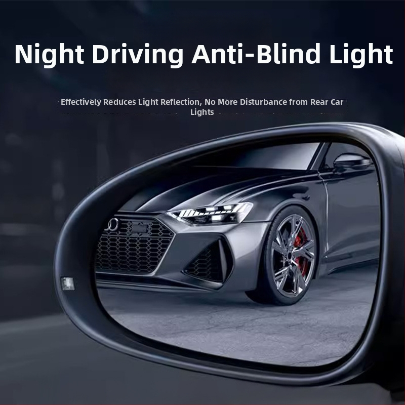 Dážďovzdorný film na spätné zrkadlo auta - PET materiál, silné lepidlo, vodeodolný, model 7