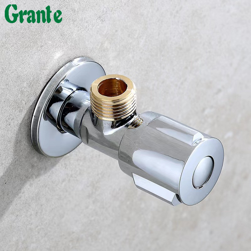 Trokutasti bakreni ventil s produženim tijelom, ugradnja u zid, keramičko jezgro ventila, nominalni tlak 0,8 MPa, za kupaonicu i kuhinju