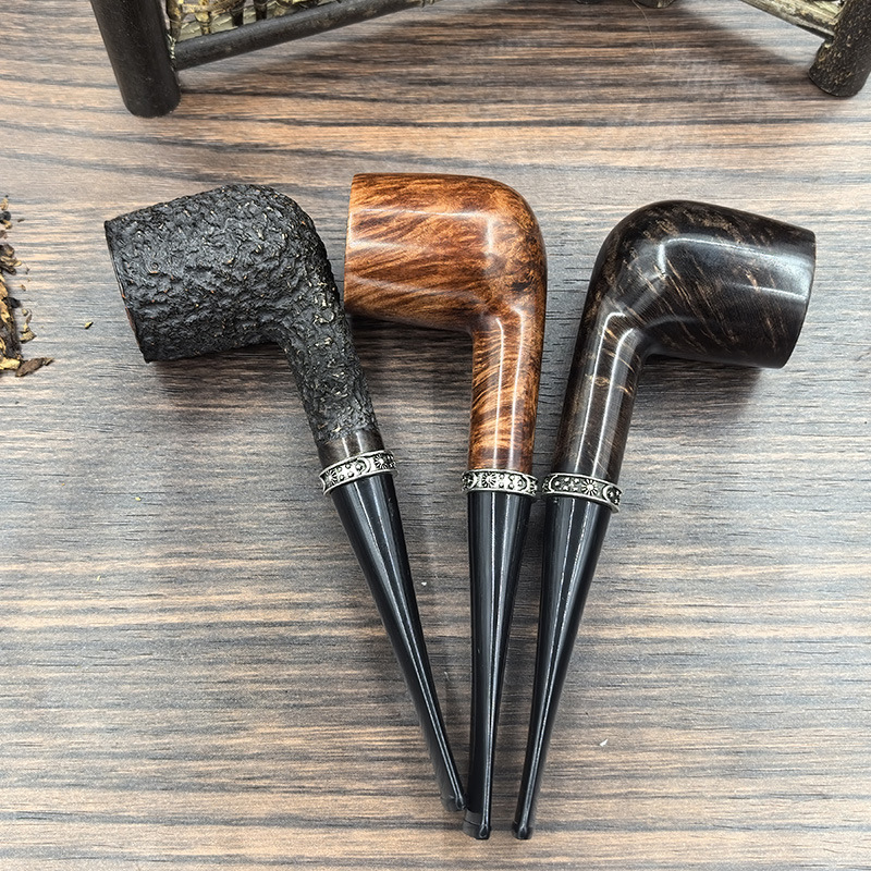 Fajka – Ručno izrađena prava lula Heatherwood, modern minimalistički stil, moguć tisak logotipa, model P3226