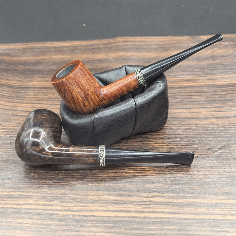 Fajka – Ručno izrađena prava lula Heatherwood, modern minimalistički stil, moguć tisak logotipa, model P3226