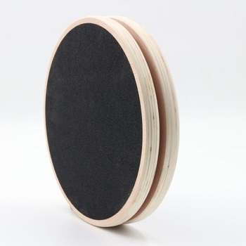 Ξύλινος περιστρεφόμενος δίσκος πιλάτες για τη μέση – ήσυχη λειτουργία, αντιολισθητική επιφάνεια, σταθερή κατασκευή. Μάρκα: Zhang Zhe Factory; Υλικό: Ξύλο