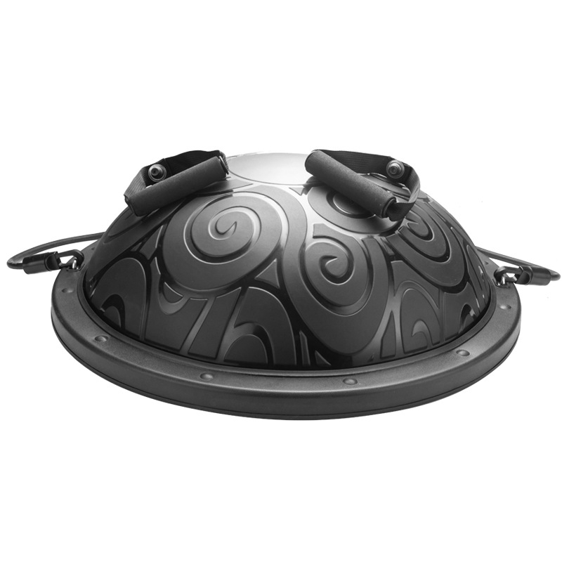 Blue song polukružna lopta za ravnotežu — PVC, 4.5 kg, napuhljiva, joga lopta s uzorkom srećnih oblaka