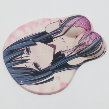 KM-320 Μαξιλαράκι καρπού για ποντίκι από σιλικόνη, μονόπλευρο, στήριξη καρπού, χύτευση με έγχυση