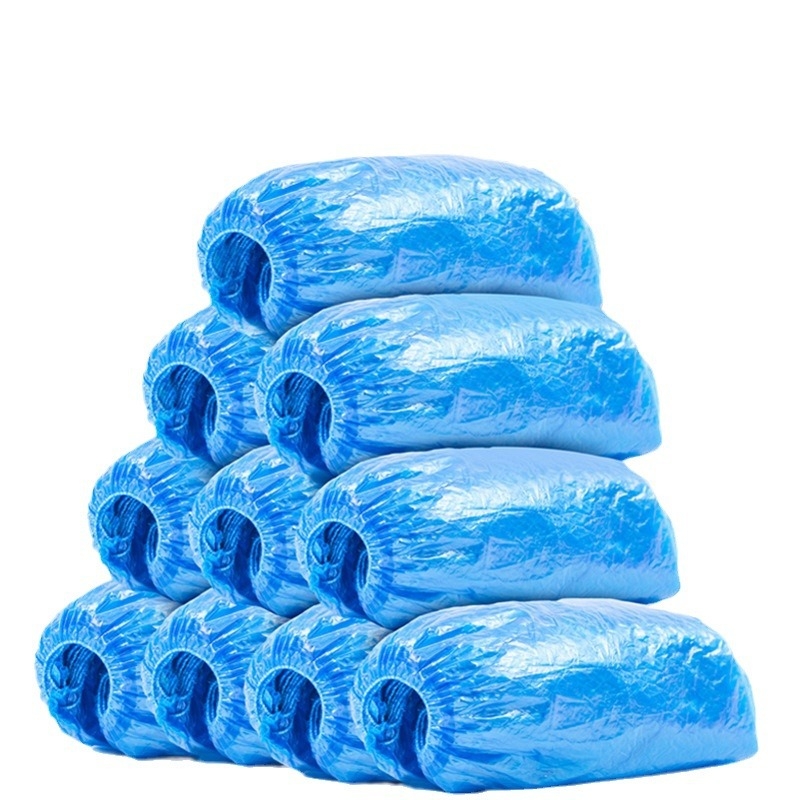 Egyszer használatos PE cipővédők, vastagított kivitel, por- és csúszásmentes védelem