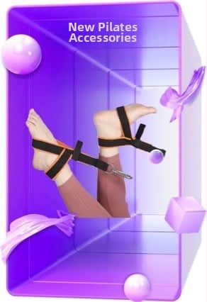 Amido Pilates Υ-σχήματος Ιμάντας Ποδιού για Γυναίκες, Cadillac Κρεβάτι, Αντι-Πτώση, Υλικό Polar Fleece + Πολυεστερικο-Βαμβακερό Ιστό