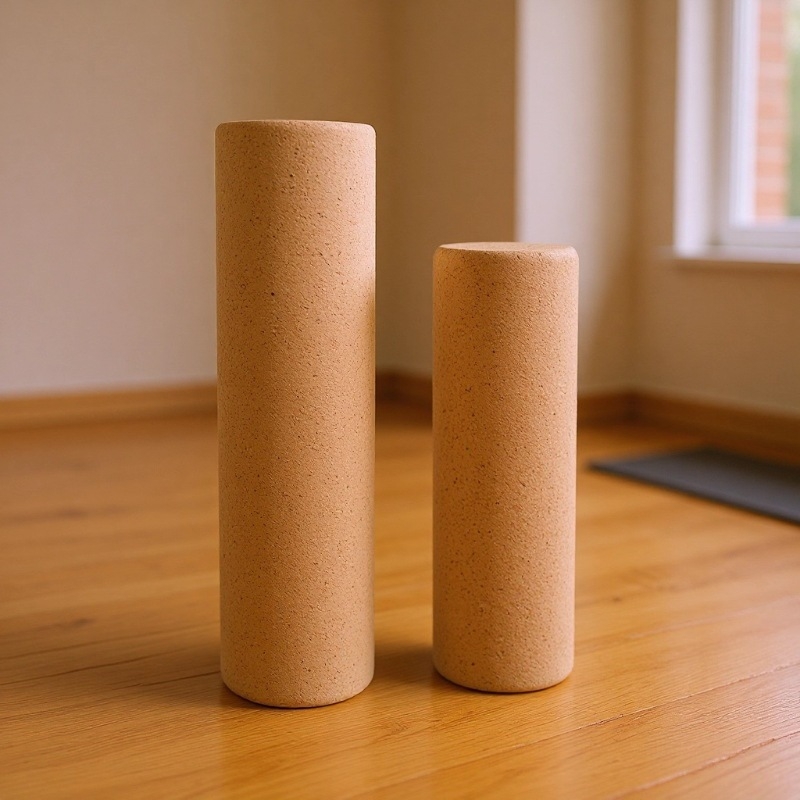 Parafa jóga oszlop – masszázs és relaxáció, nagy sűrűségű, csúszásmentes, Pilates segéd