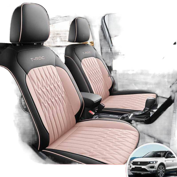 Κάλυμμα καθίσματος για Volkswagen T-Roc (2018-2025) - δερμάτινο, πλήρης κάλυψη, τετραεποχικό, προσαρμοστικό