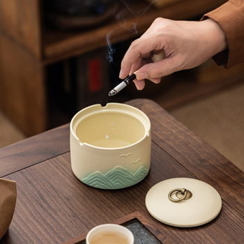 Fedeles kerámia hamutál Dinghang – Dehua eredetű, logónyomás elérhető, testreszabható, irodai és otthoni használatra