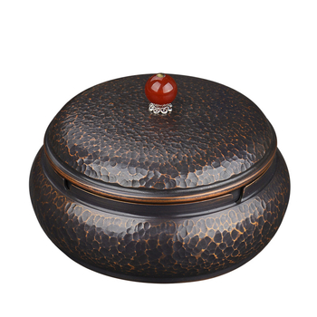 Réz hamutál fedővel, Longyin Zhai márka, 50 darab/doboz, nyomtatott logóval, kínai stílusú