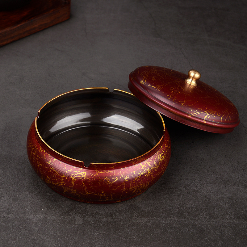 Réz hamutál fedővel, Longyin Zhai márka, 50 darab/doboz, nyomtatott logóval, kínai stílusú