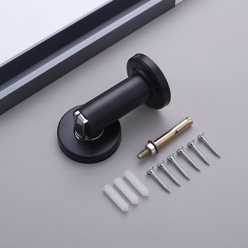 Stopper de ușă din oțel inoxidabil, finisaj șlefuit, montaj pe perete, modelul 806, acționare manuală.