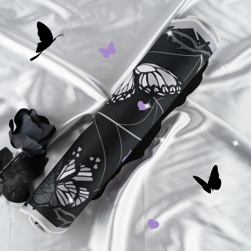 Επιφάνεια γραφείου με ανάπαυση καρπού, μονόπλευρη, υφασμάτινη, θερμική μεταφορά, ιαπωνικού μινιμαλιστικού στυλ, για γραφείο και παιχνίδια