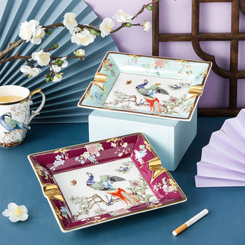 Ingrid kerámiás hamutartó nappali és iroda számára — dekoratív, tároló és gyűjtemény darab