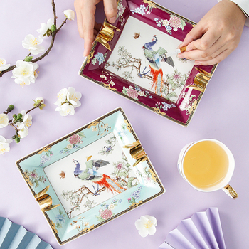 Ingrid kerámiás hamutartó nappali és iroda számára — dekoratív, tároló és gyűjtemény darab