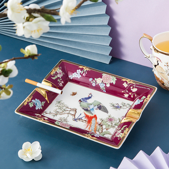 Ingrid kerámiás hamutartó nappali és iroda számára — dekoratív, tároló és gyűjtemény darab