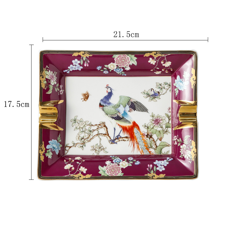 Ingrid kerámiás hamutartó nappali és iroda számára — dekoratív, tároló és gyűjtemény darab