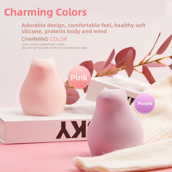 Sticlă cu apă caldă din silicon – încălzitor drăguț pentru mâini; încălzire prin umplere cu apă; utilizare cald sau rece; primăvara 2024.