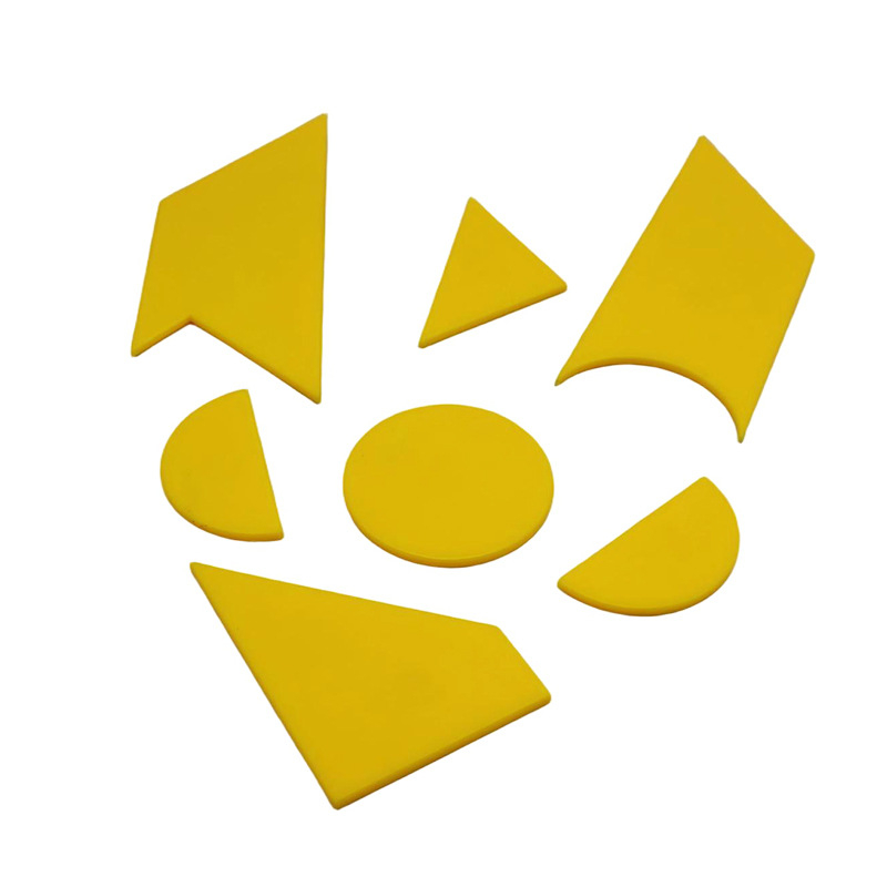 Plastična plošna tangram slagalica, 42 komada, za djecu 4–6 godina, početna razina
