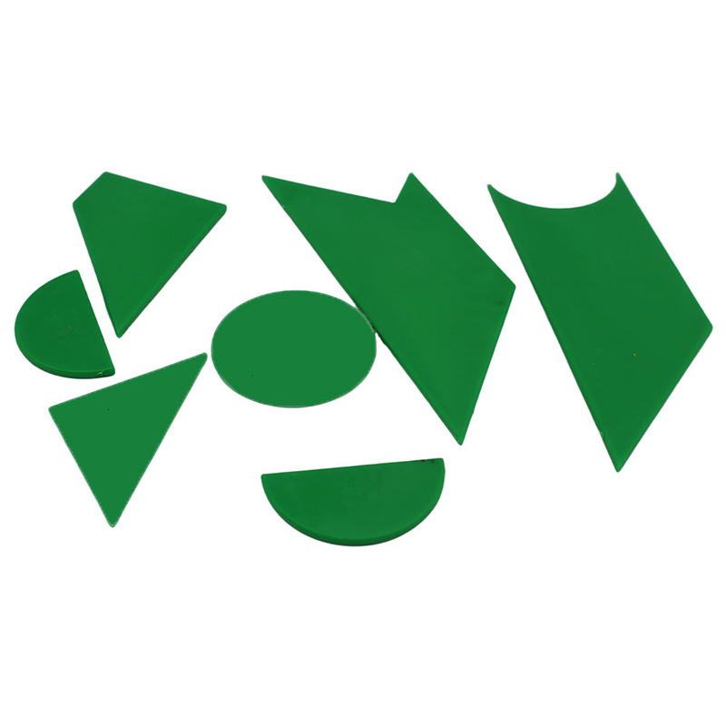 Plastična plošna tangram slagalica, 42 komada, za djecu 4–6 godina, početna razina