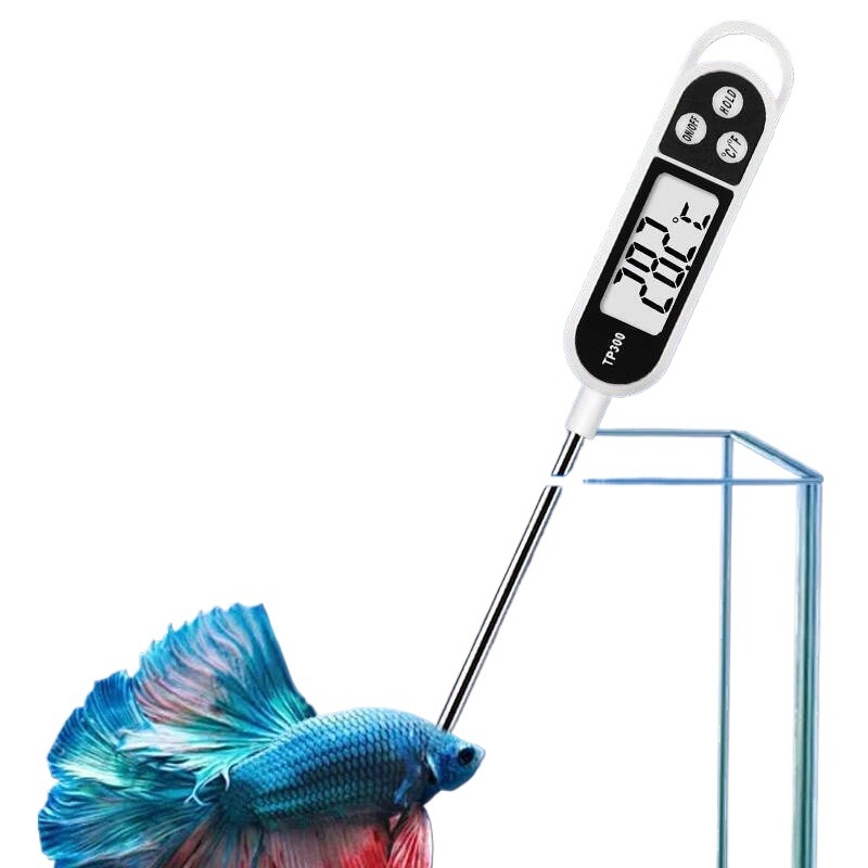 Visokoprecizni digitalni termometar za akvarij s senzorom od nehrđajućeg čelika za akvarije s ribama i kornjačama