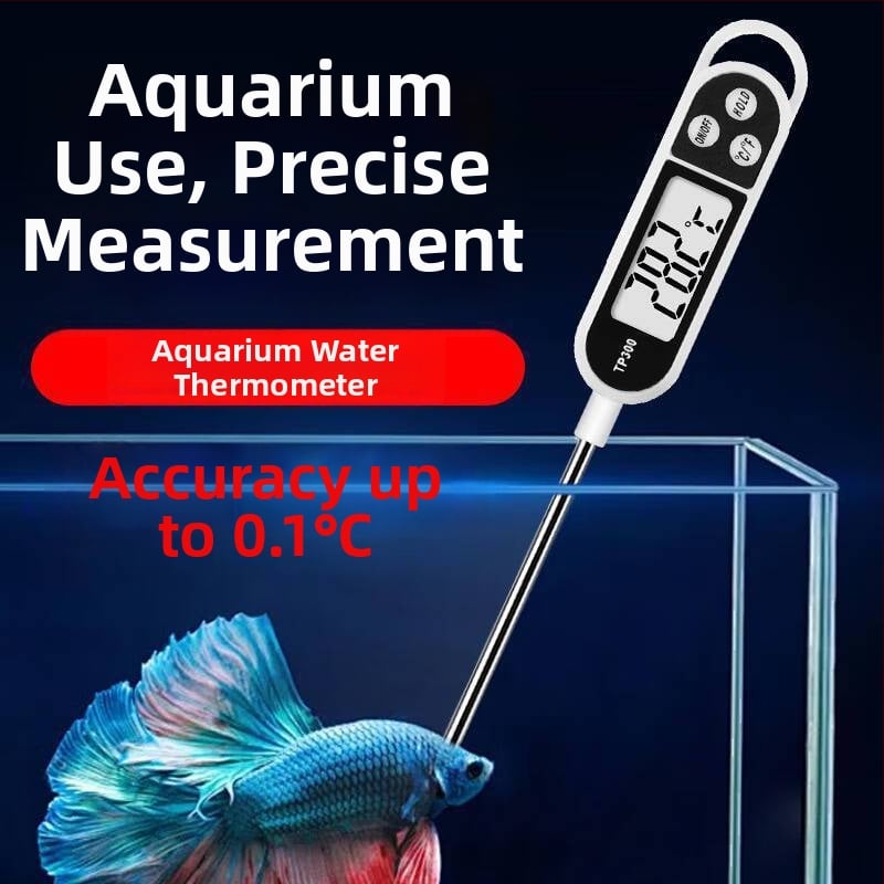 Visokoprecizni digitalni termometar za akvarij s senzorom od nehrđajućeg čelika za akvarije s ribama i kornjačama