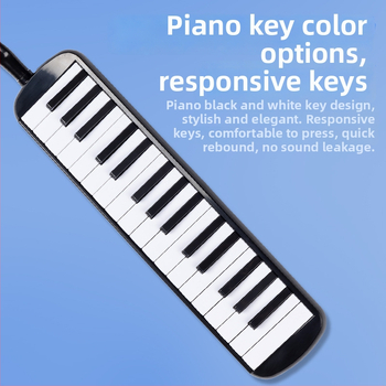 32-klávesová harmonika s mäkkým puzdrom pre deti, pre začiatočníkov, plastové telo, 101+ demonstračných skladieb