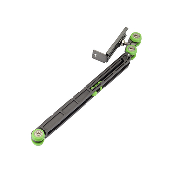 Kotač za spojna klizna vrata, materijal: cink legura + najlon, Ø455 mm, nosivost 80 kg, debljina zida 2,5 mm
