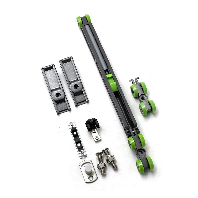 Kotač za spojna klizna vrata, materijal: cink legura + najlon, Ø455 mm, nosivost 80 kg, debljina zida 2,5 mm