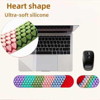 Σιλικονούχο μαξιλαράκι καρπού για πληκτρολόγιο – διπλής όψης, αδιάβροχο, αντιολισθητικό, 280 g