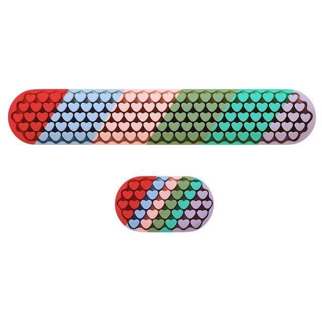 Σιλικονούχο μαξιλαράκι καρπού για πληκτρολόγιο – διπλής όψης, αδιάβροχο, αντιολισθητικό, 280 g