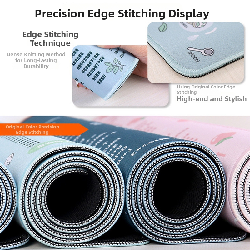 Pad ποντικιού από ύφασμα και καουτσούκ, μονής όψης, αντιολισθητικό, στήριγμα καρπού, με μεταφορά θερμότητας