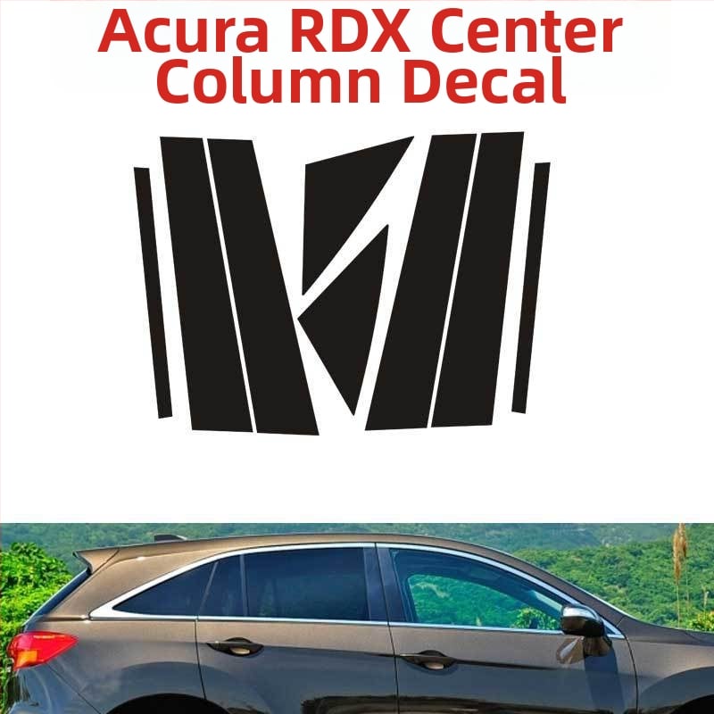 Колесен хъб стикер - Неръждаема стомана, Карикатурен модел, По поръчка, Монтаж с присоска, Acura RDX