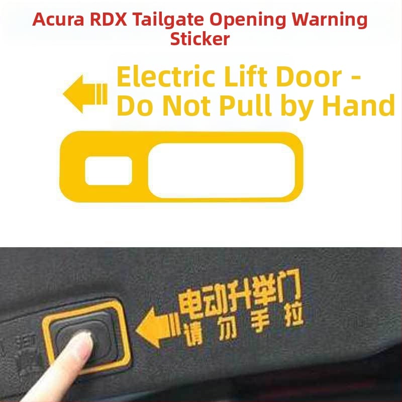 Колесен хъб стикер - Неръждаема стомана, Карикатурен модел, По поръчка, Монтаж с присоска, Acura RDX