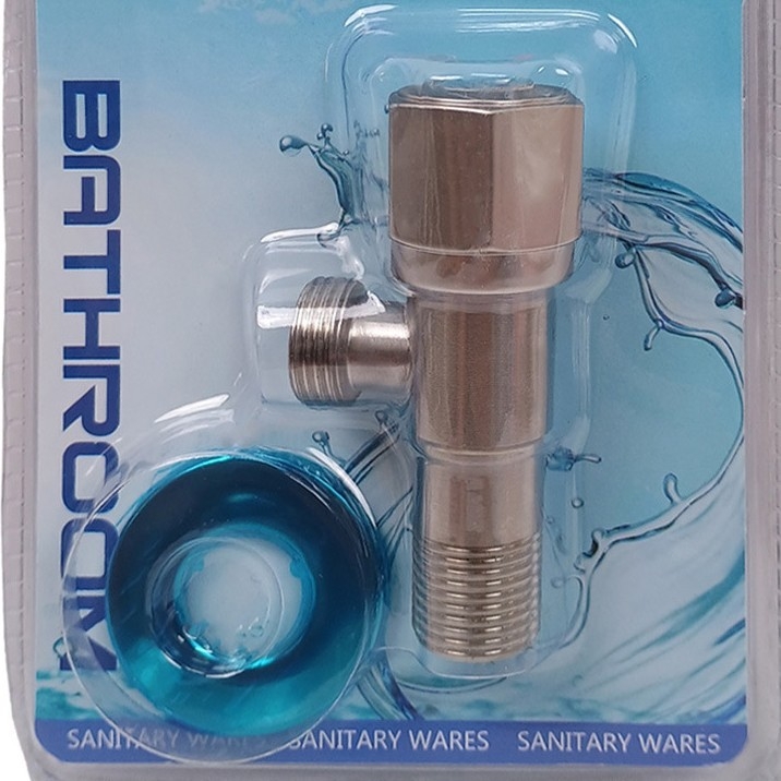 JM-08 Valvă unghiulară, oțel inoxidabil cu nucleu de cupru, debit mare, pentru toaletă, boiler de bucătărie și baterii de lavoar, stil modern minimalist
