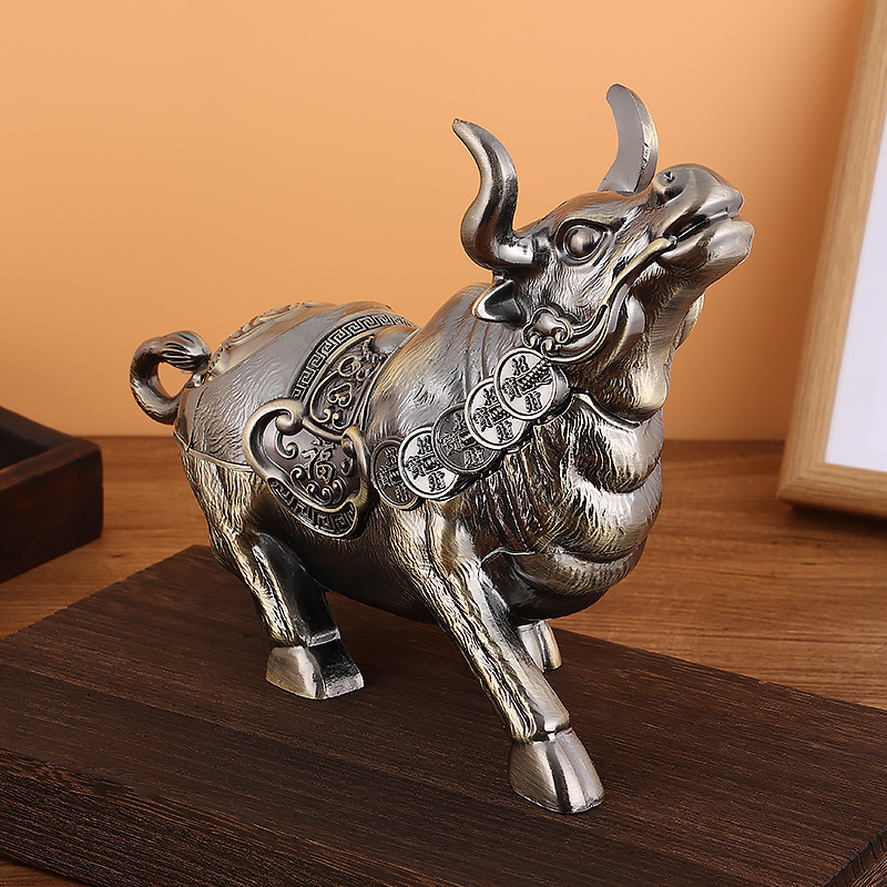 Pepeljara od metala s poklopcem, Miao Art, porijeklo Zhejiang, pakiranje 40 komada, tiskani logo