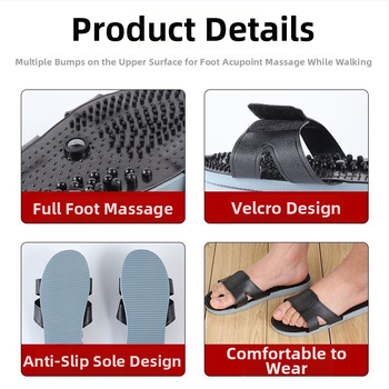 Πέδιλα μασάζ ποδιών με μασάζ σημείων βελονισμού, τροφοδοσία USB/AC, έλεγχος με καλώδιο χειρός, μηχανική λειτουργία