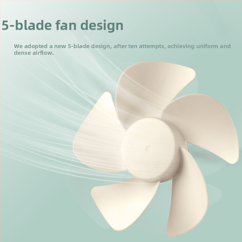 USB επιτραπέζιος ανεμιστήρας με ενσωματωμένη μπαταρία, 5 λεπίδες, αναδιπλούμενο σχέδιο, κινητήρας χωρίς ψήκτρες, USB τροφοδοσία, 3 ταχύτητες