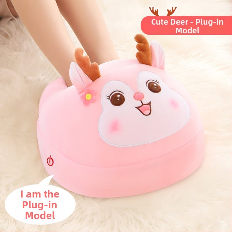 Električni grijač za stopala s USB-om i priključkom, 12V 24W, model Cute Deer