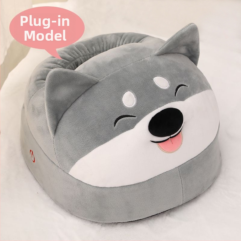 Električni grijač za stopala s USB-om i priključkom, 12V 24W, model Cute Deer