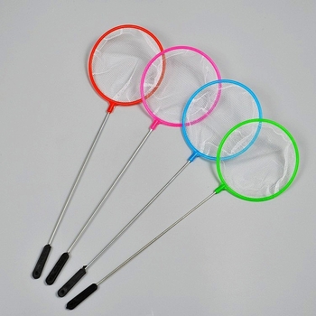 Kompaktna okrugla mreža za kućni akvarij, proširiva, s izuzetno gusto mrežom, plastična