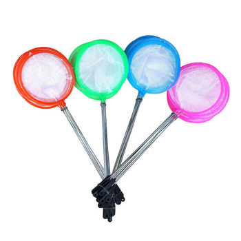 Kompaktna okrugla mreža za kućni akvarij, proširiva, s izuzetno gusto mrežom, plastična