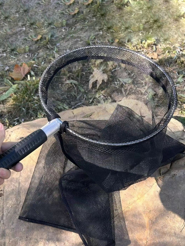 Портативна мрежеста торба за пренасяне на големи риби, дълбочина 1,5 м