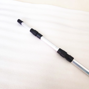 Țeavă telescopică de pescuit din aliaj de aluminiu, cu cap de plasă pliabil, deschidere 35 cm, adâncime plasă 20 cm, plasă cu ochi fini