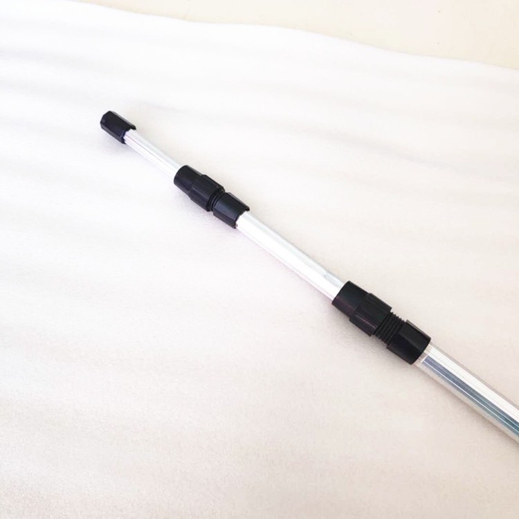 Țeavă telescopică de pescuit din aliaj de aluminiu, cu cap de plasă pliabil, deschidere 35 cm, adâncime plasă 20 cm, plasă cu ochi fini