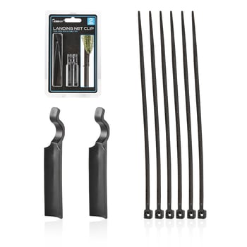 Coolno NC67478 Landing Net – Fixed Hook, Net Bag, Storage