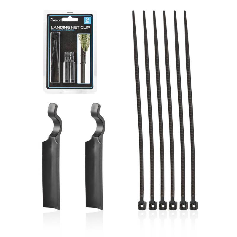 Coolno NC67478 Landing Net – Fixed Hook, Net Bag, Storage
