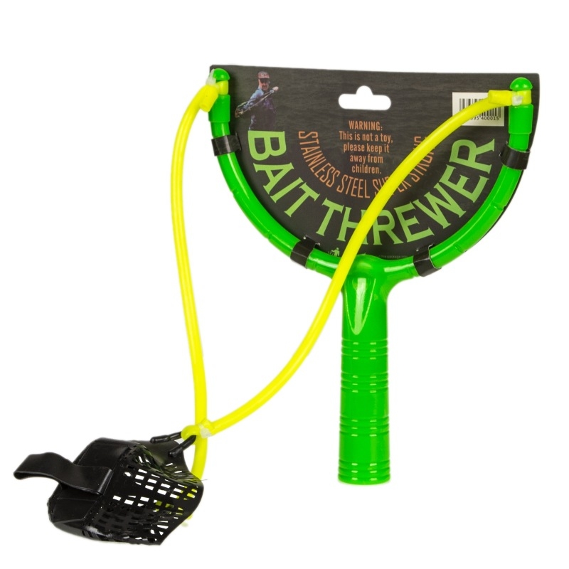 TOPly slingshot ribarska prak s mrežnim džepom – ABS materijal