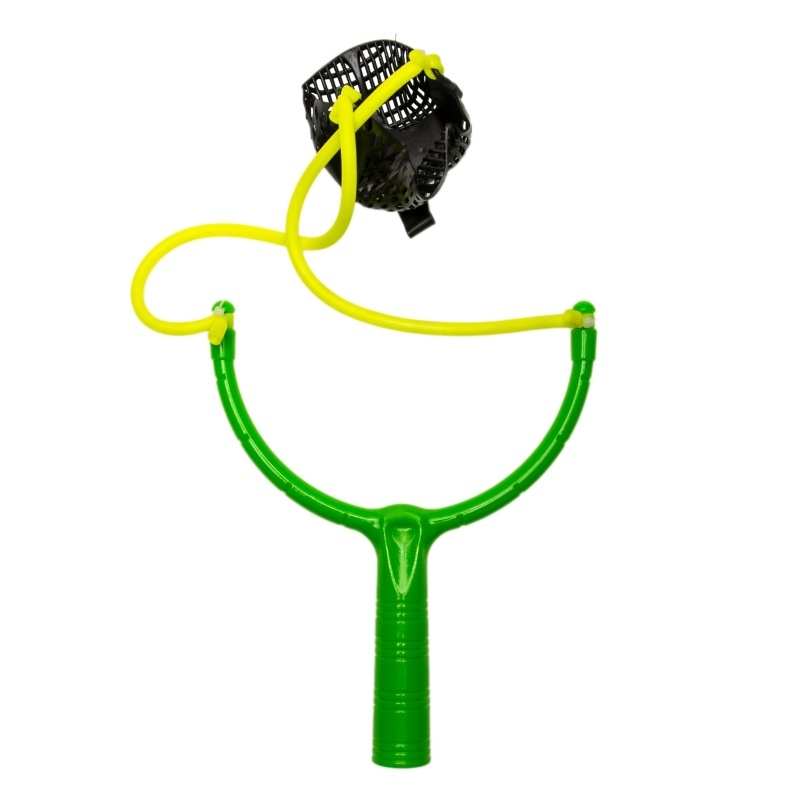 TOPly slingshot ribarska prak s mrežnim džepom – ABS materijal