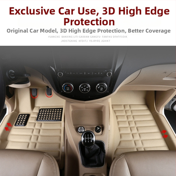 Baojun 730 πατώματα αυτοκινήτου, για επτά θέσεις, πλήρης περιμετρική κάλυψη, PVC υλικό, δερμάτινες επένδυσεις ποδιών, χωρίς λογότυπο